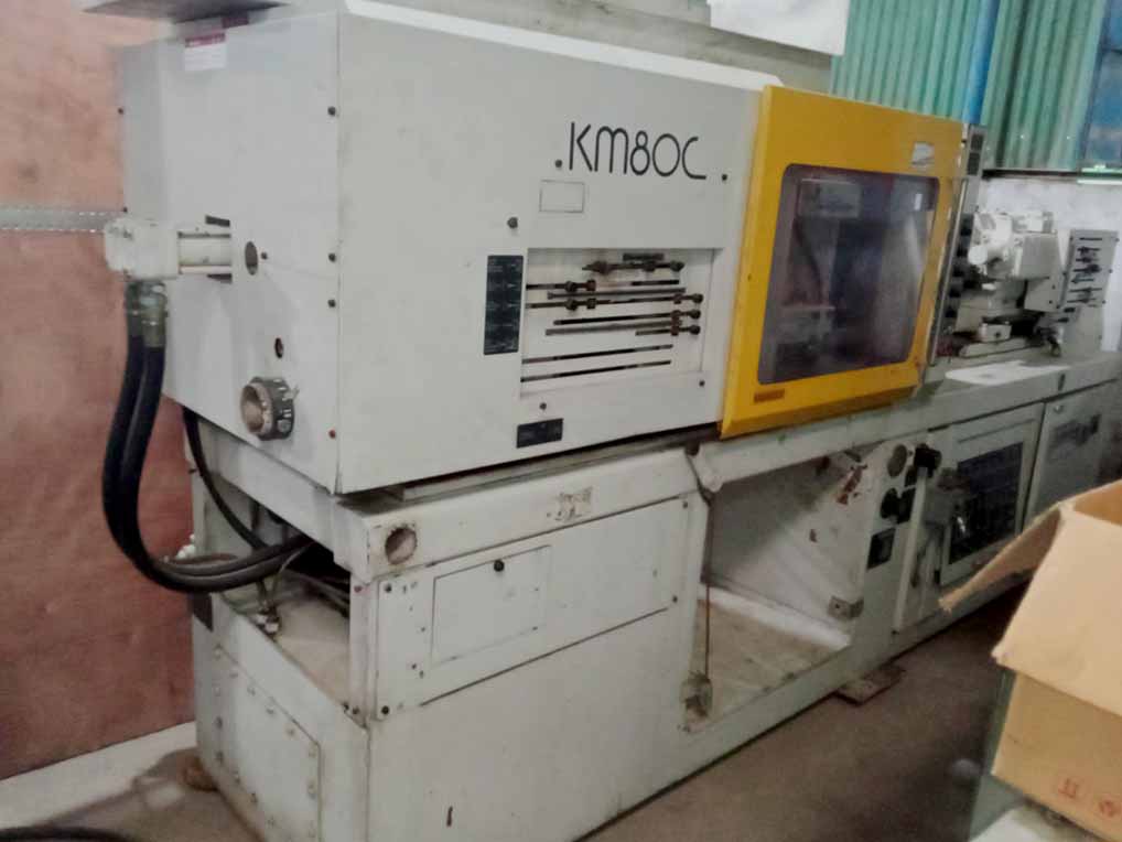 Kawaguchi injection molding machine KM-80B plastic machinery in